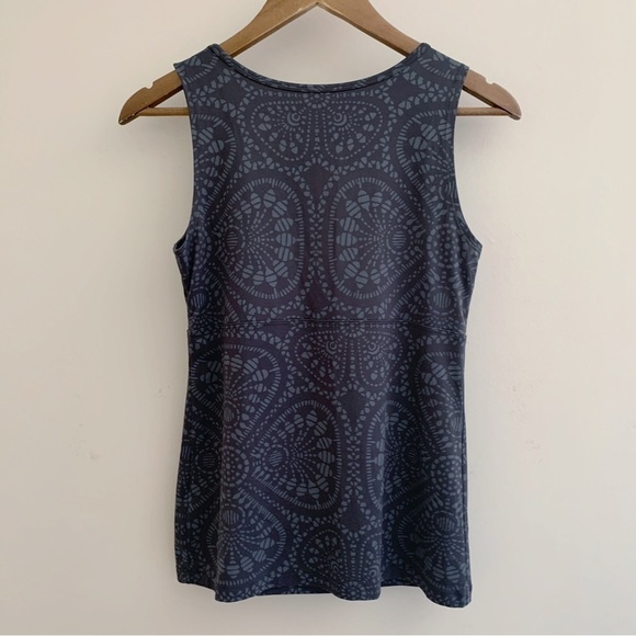 Patagonia Bandha Geometric Print Tank Top Medium Grey - Picture 3 of 7